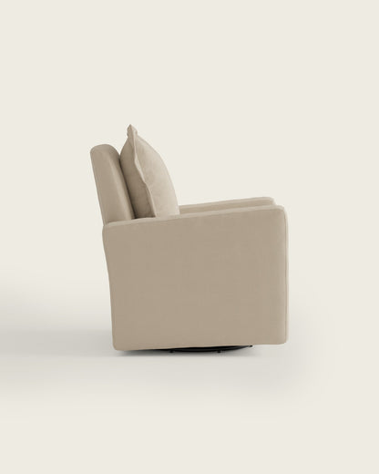 Birch Basketweave / Metal Base