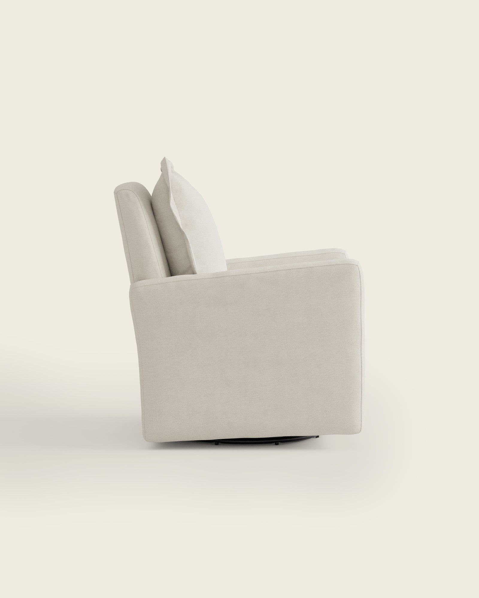 Snow Textured Weave / Metal Base