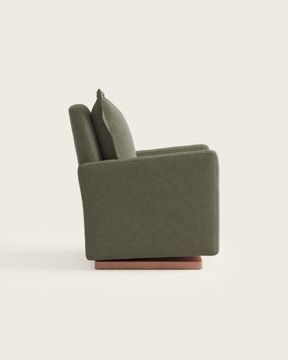 Eucalyptus Textured Weave / Wood Base