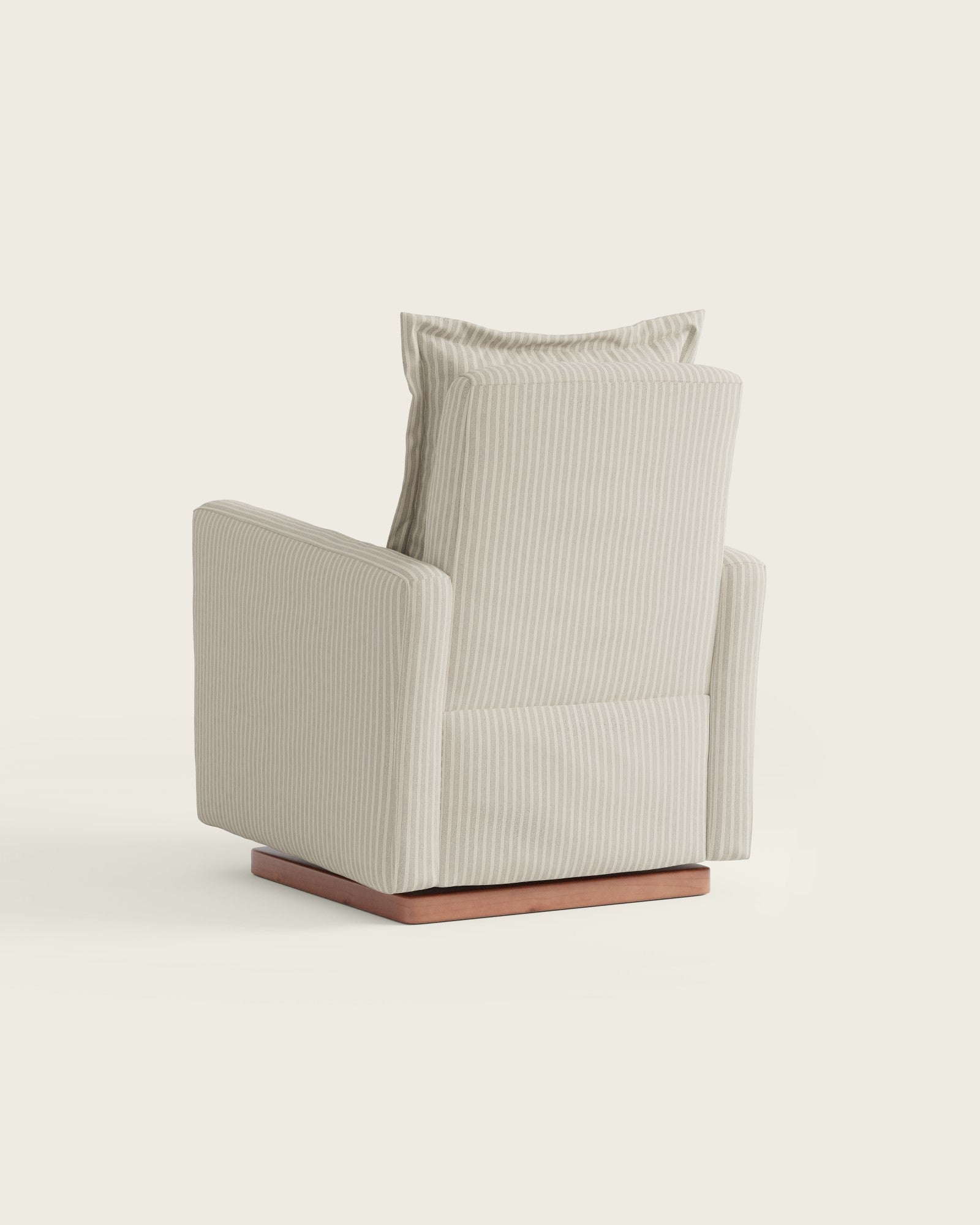 Pebble Stripe / Wood Base