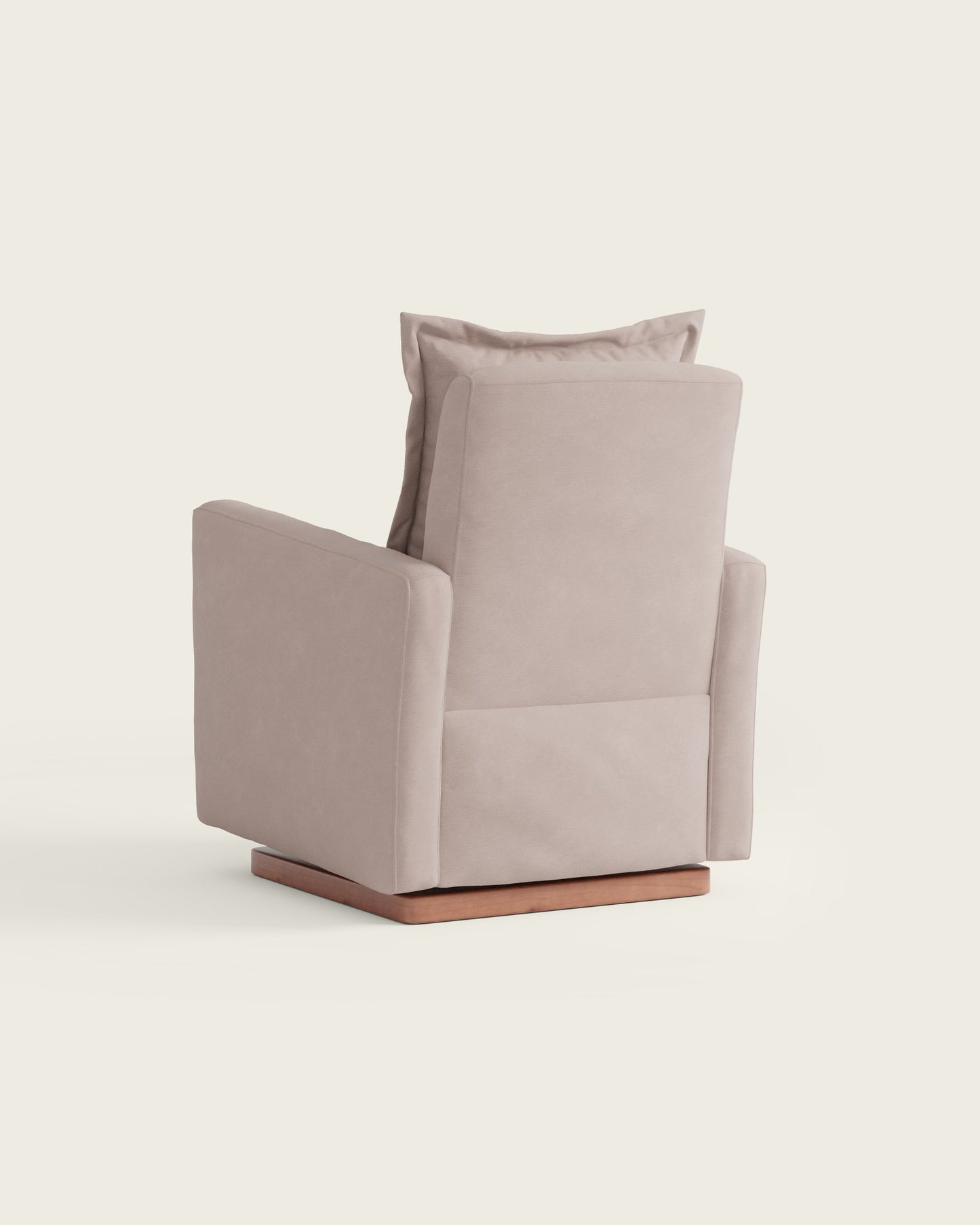 Peony Brushed Chenille / Wood Base