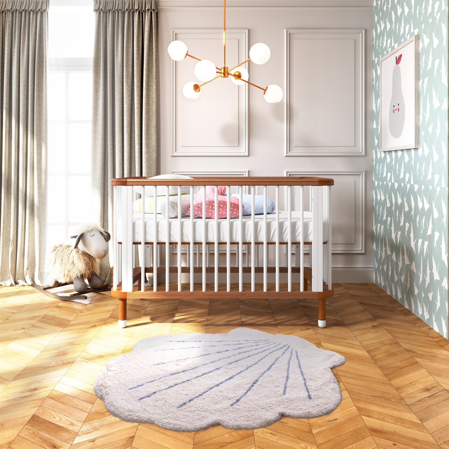 Washable 100% Cotton Rugs | Seashell Rug