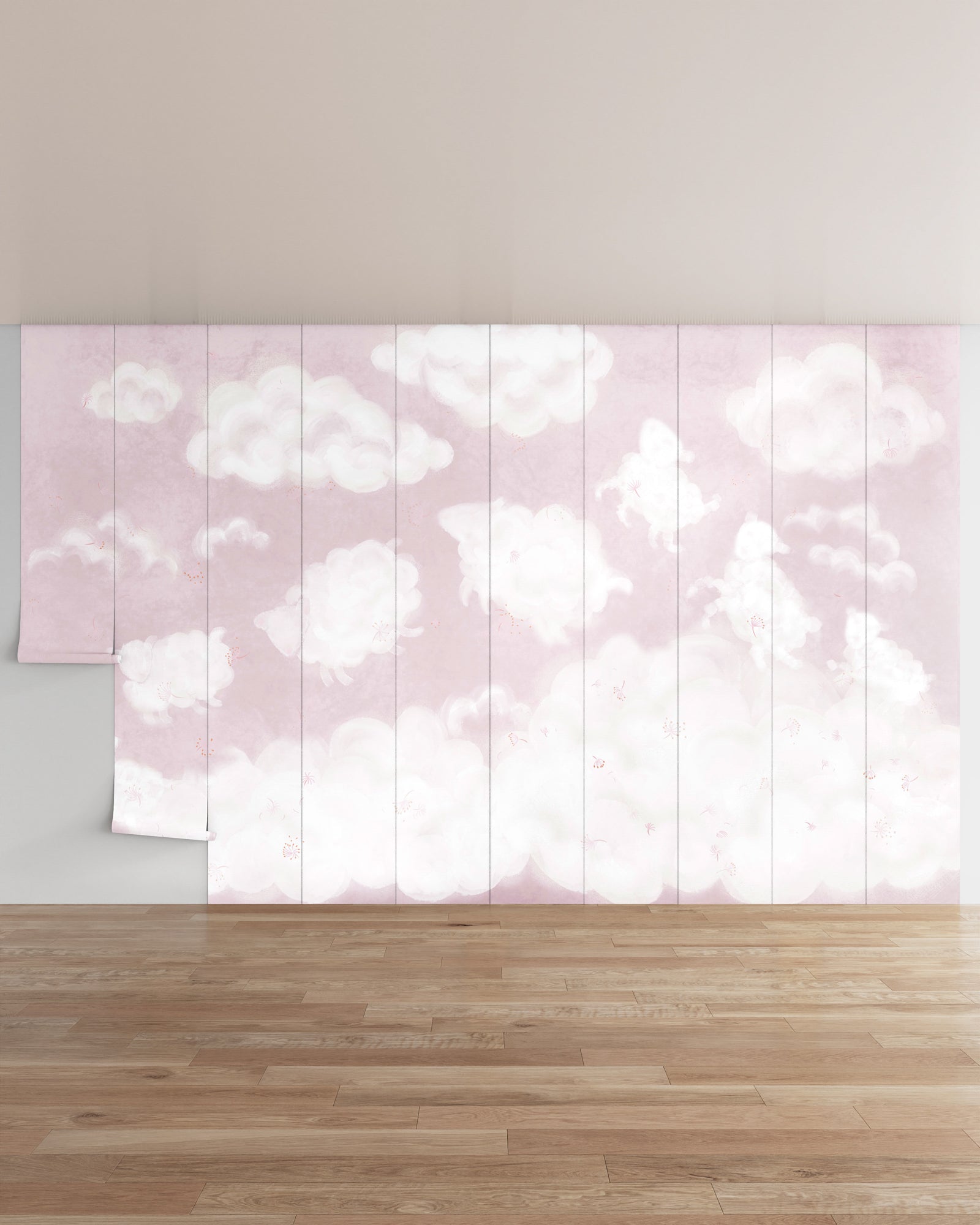 Bubblegum / 10 Panels (16.07 ft W x 10 ft H)