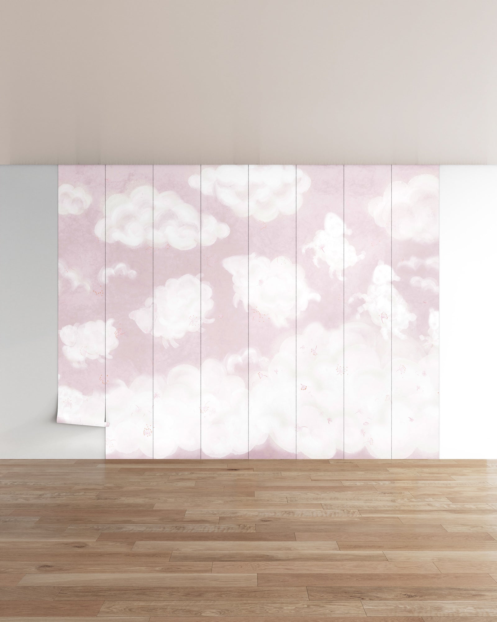 Bubblegum / 8 Panels (12.8 ft W x 10 ft H)