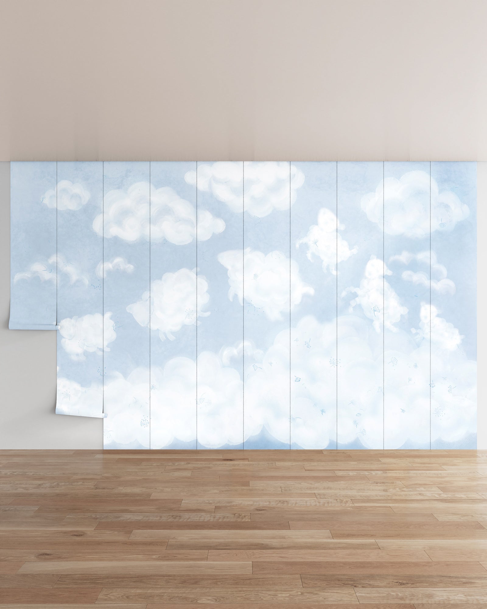 Cloudless / 10 Panels (16.07 ft W x 10 ft H)
