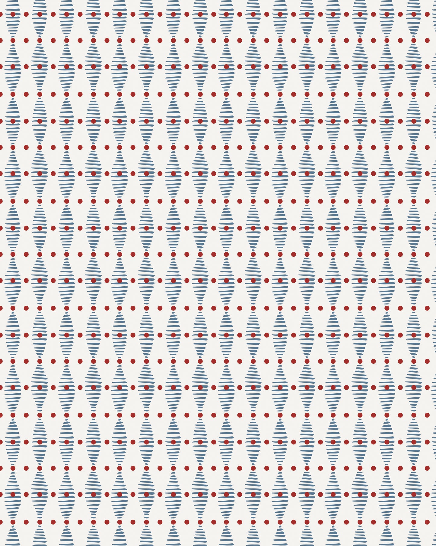 Stitched Spots Wallpaper Sample