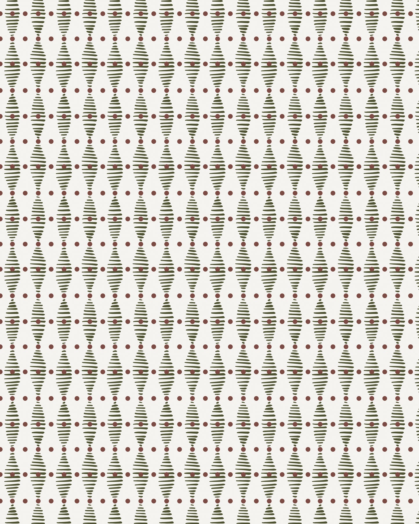 Stitched Spots Wallpaper Sample