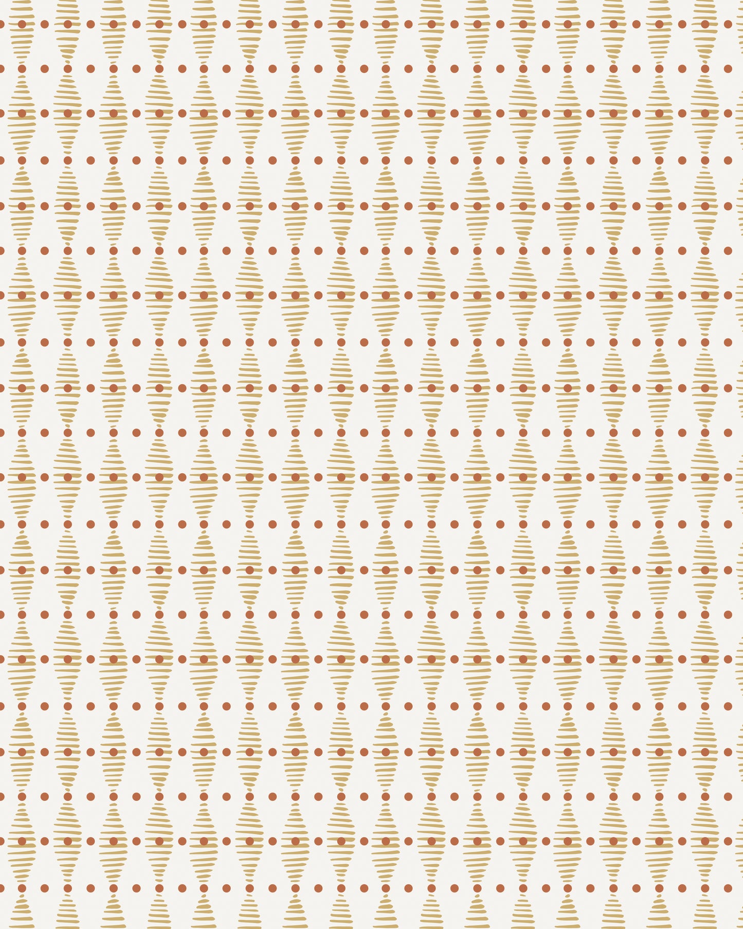 Stitched Spots Wallpaper Sample