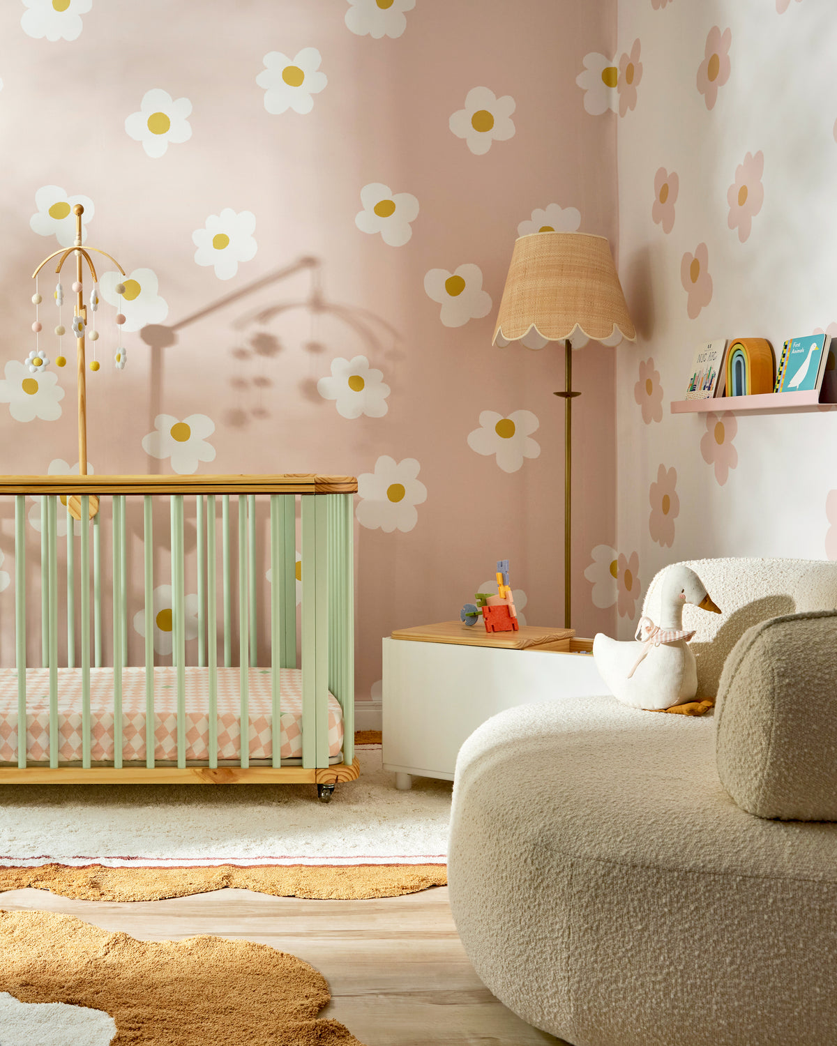 Daisy Nursery Wallpaper | Nestig