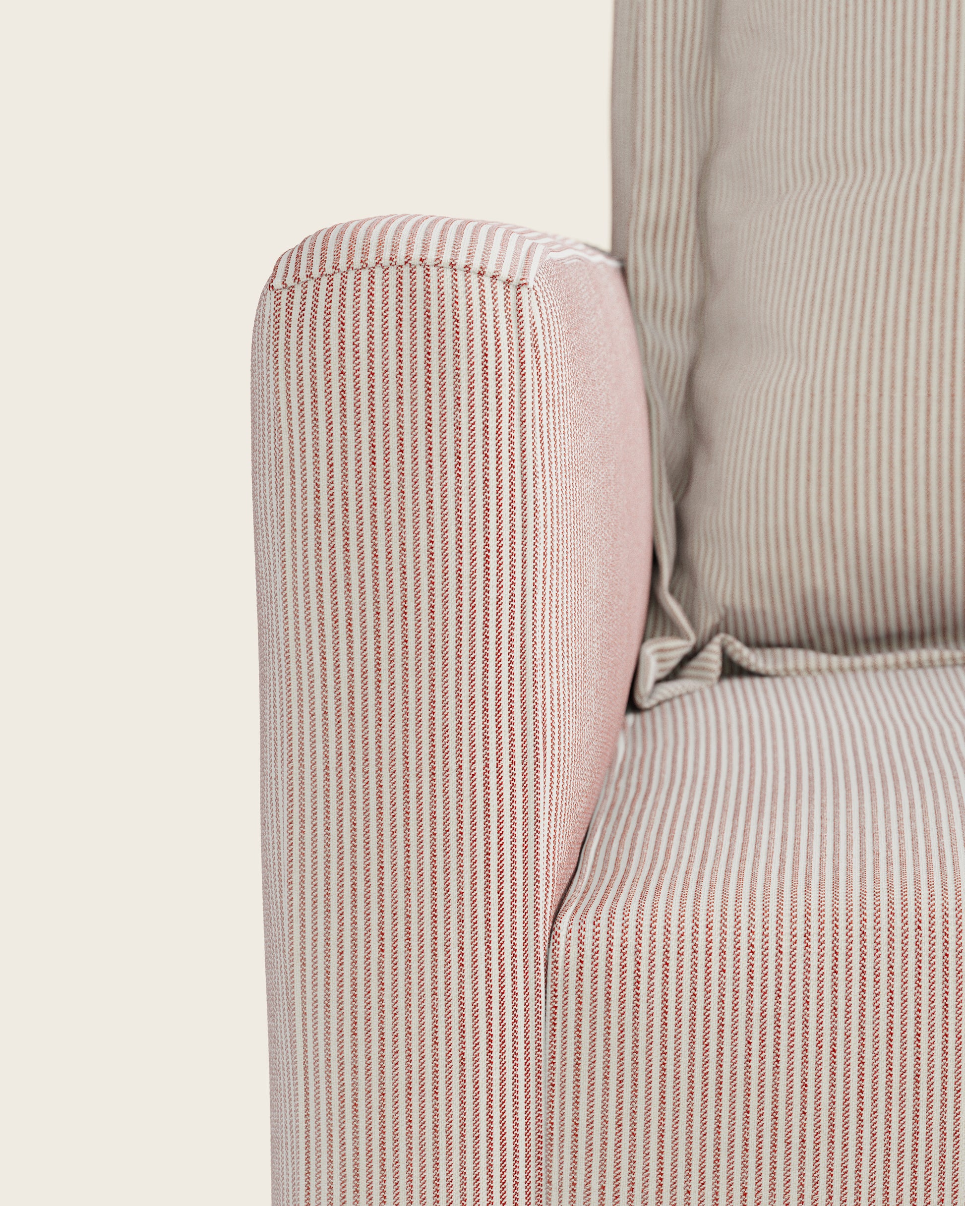 Cinnamon Ticking Stripe