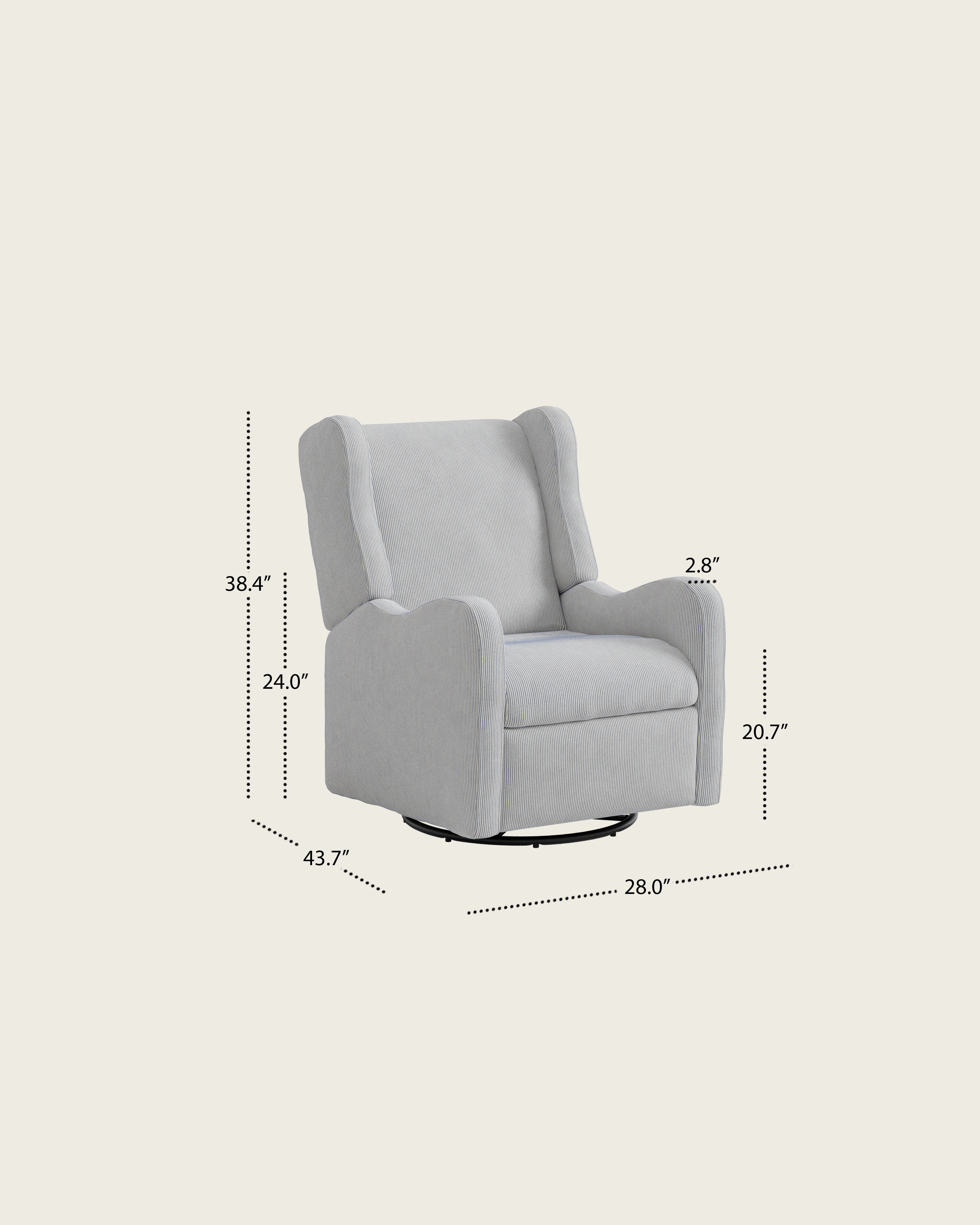 Drift Nursery Glider Recliner | Nestig