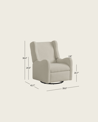 Pebble Stripe / Metal Base