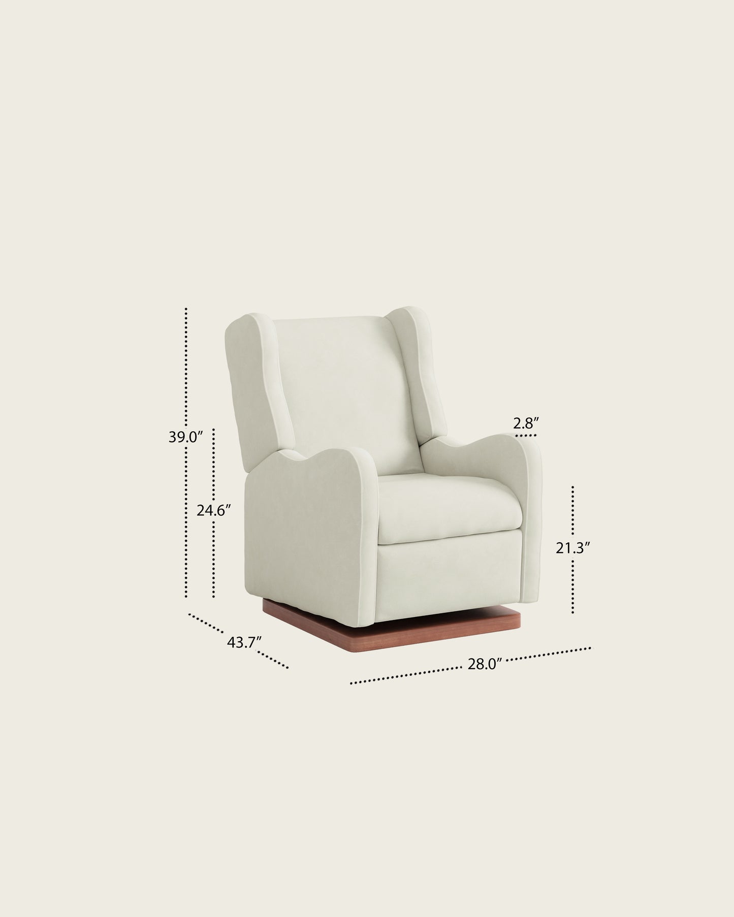 Powder Twill / Wood Base