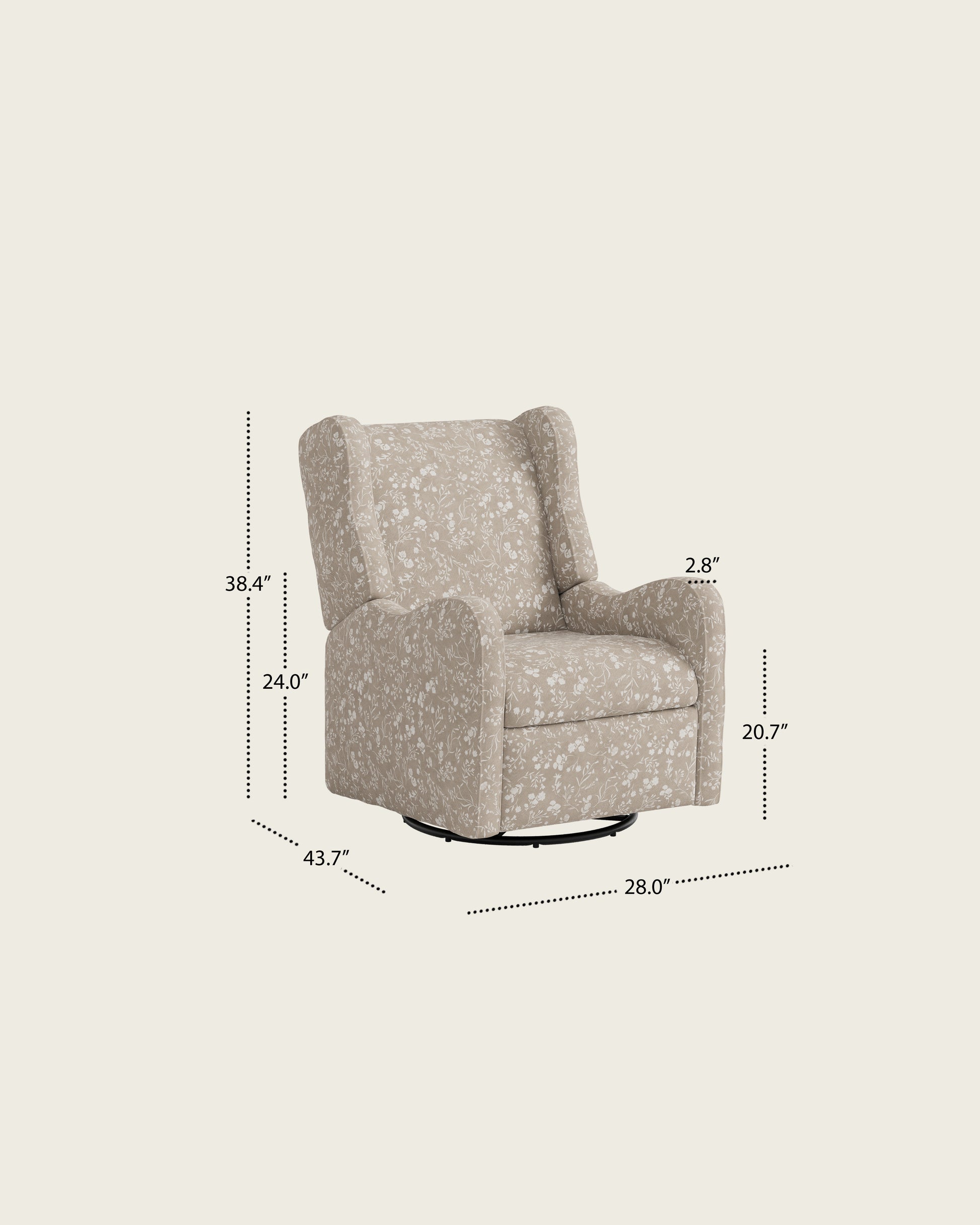 Birch Hidden Garden / Metal Base