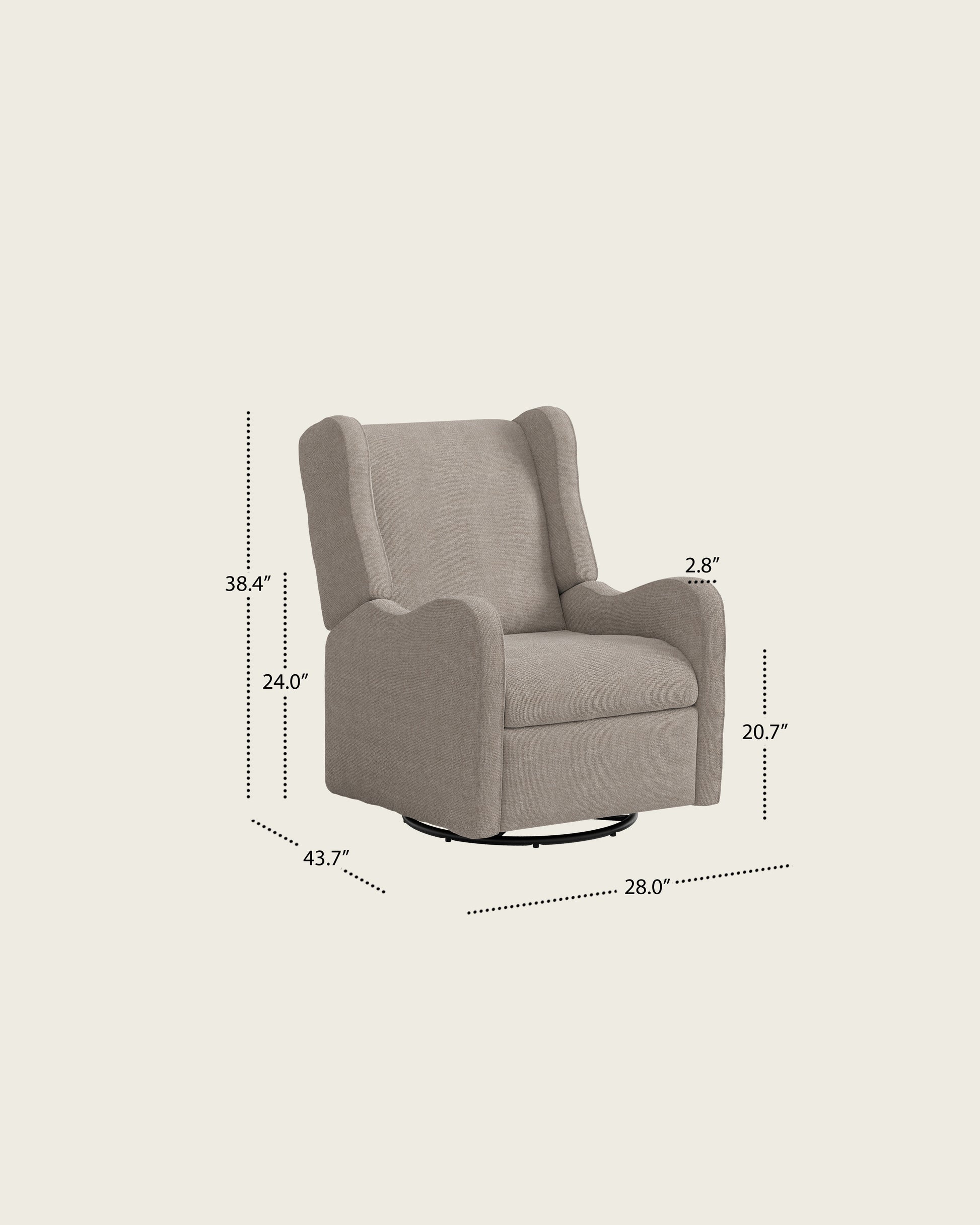 Birch Basketweave / Metal Base