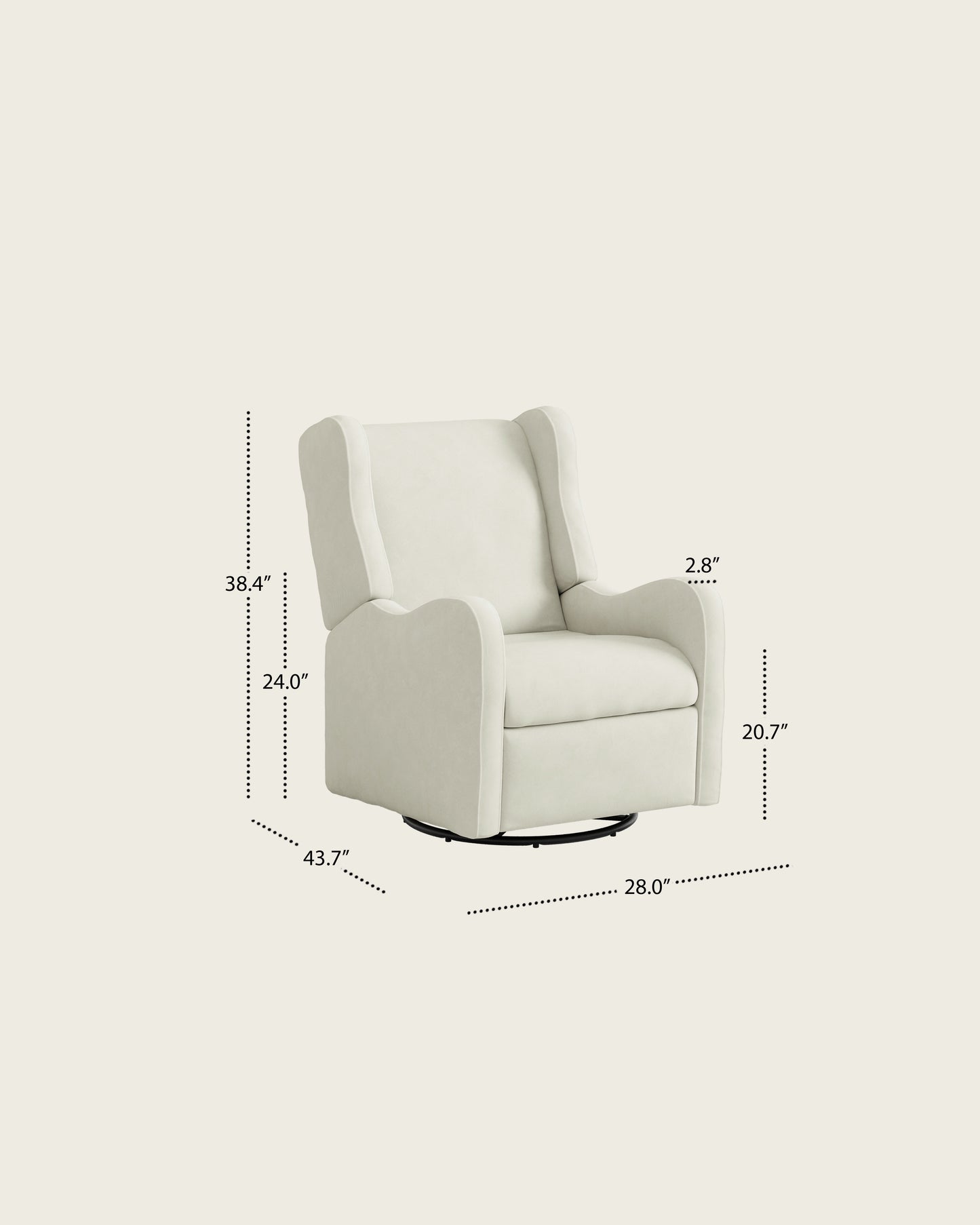 Powder Twill / Metal Base