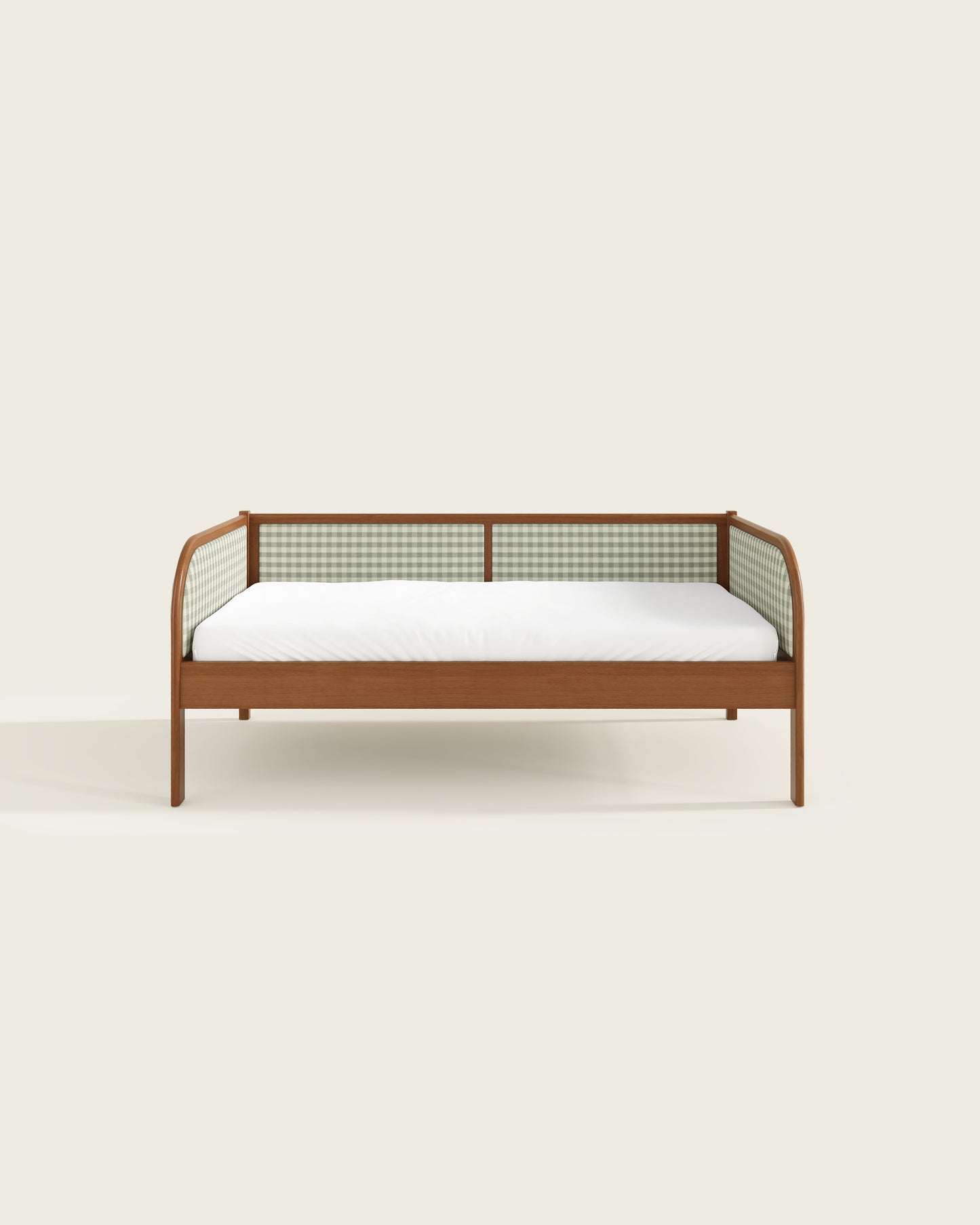 Walnut / Celadon Gingham
