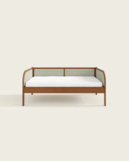 Walnut / Celadon Gingham