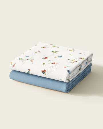 Rookie Season Organic Crib Sheet Set