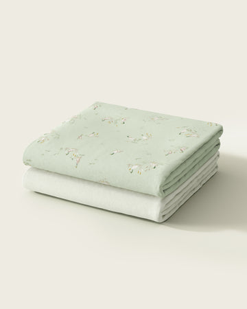 Mallard Organic Crib Sheet Set