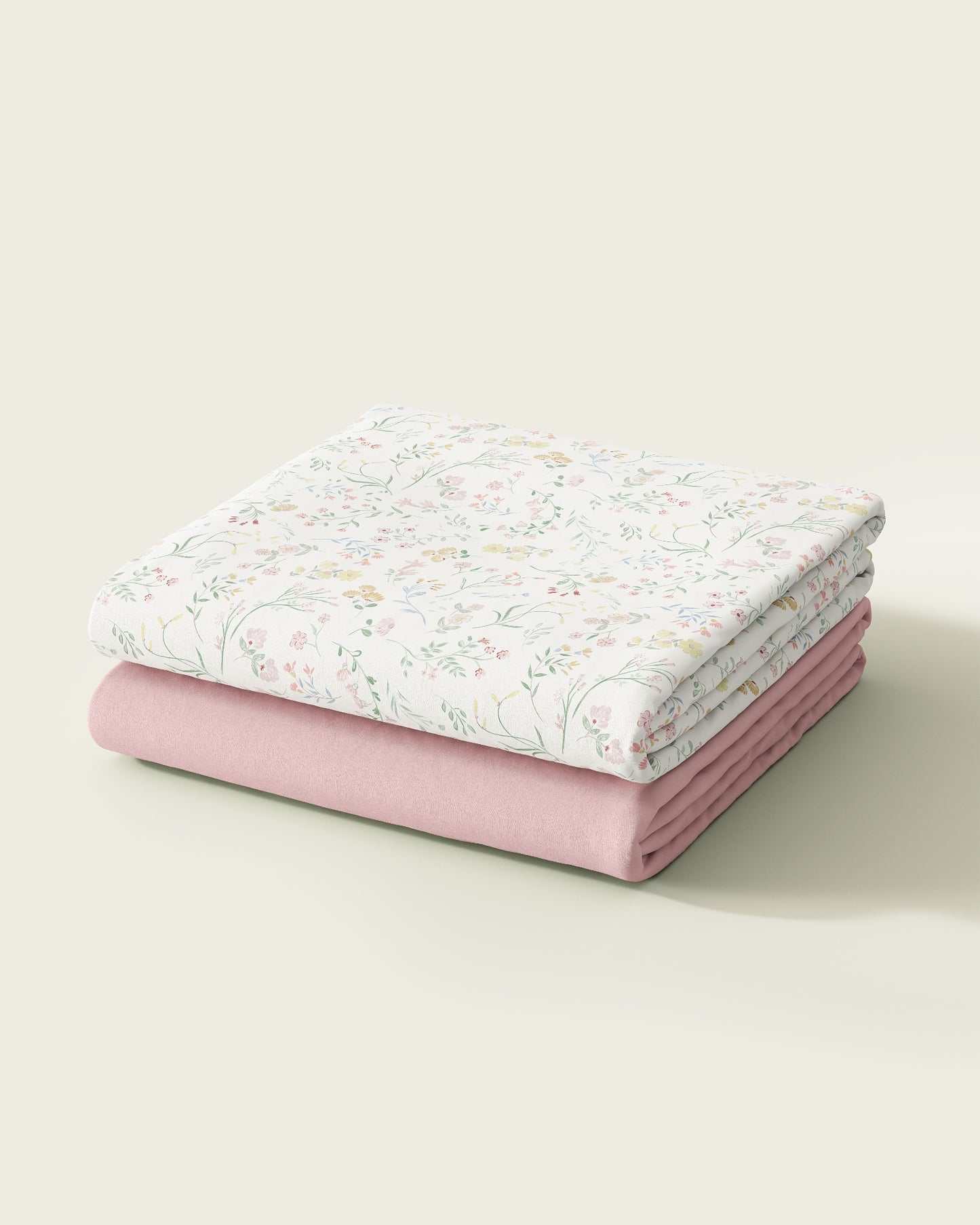 Botanical Flowers Crib Sheet Set
