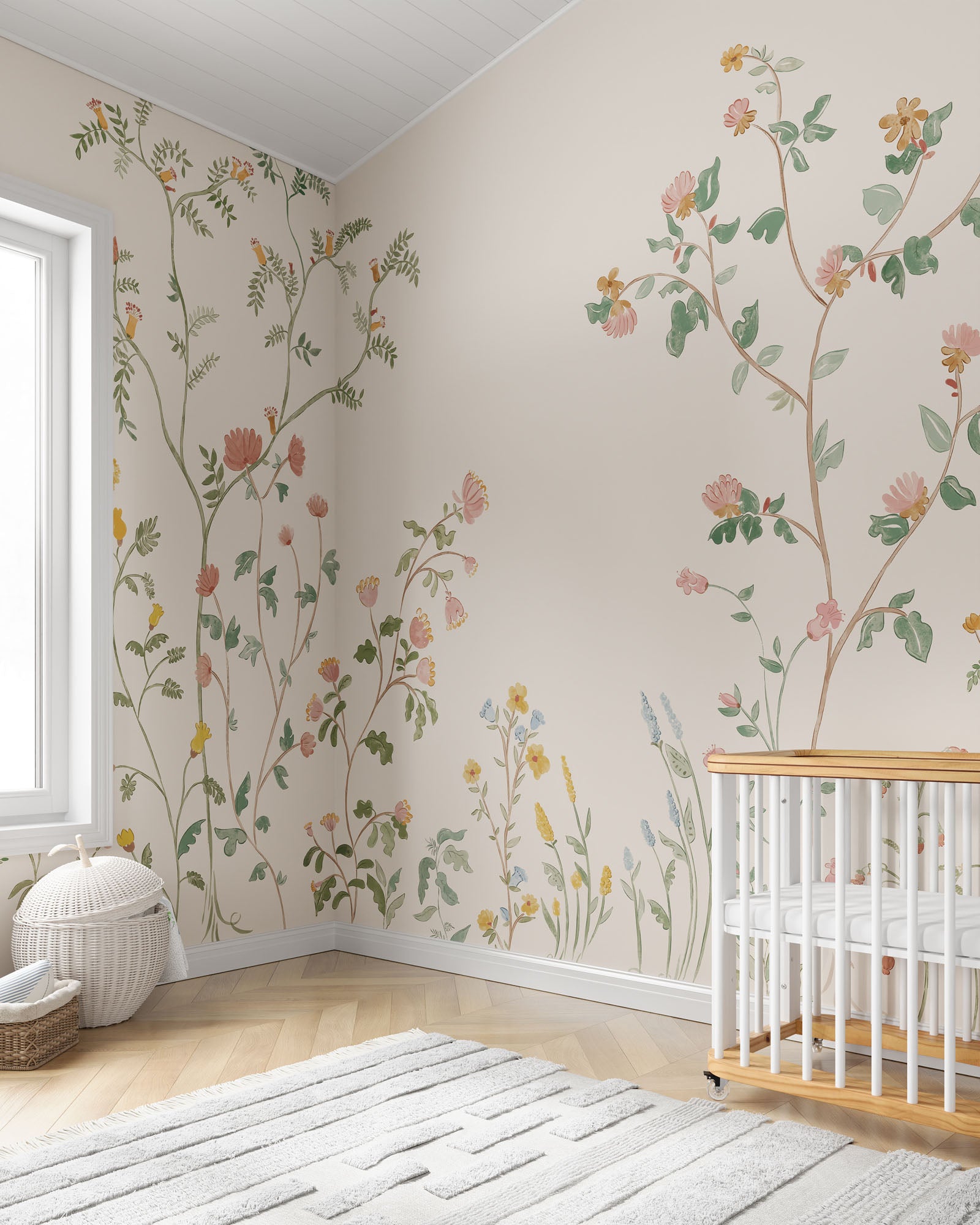 Fairy Garden Kids Wall Mural | Nestig