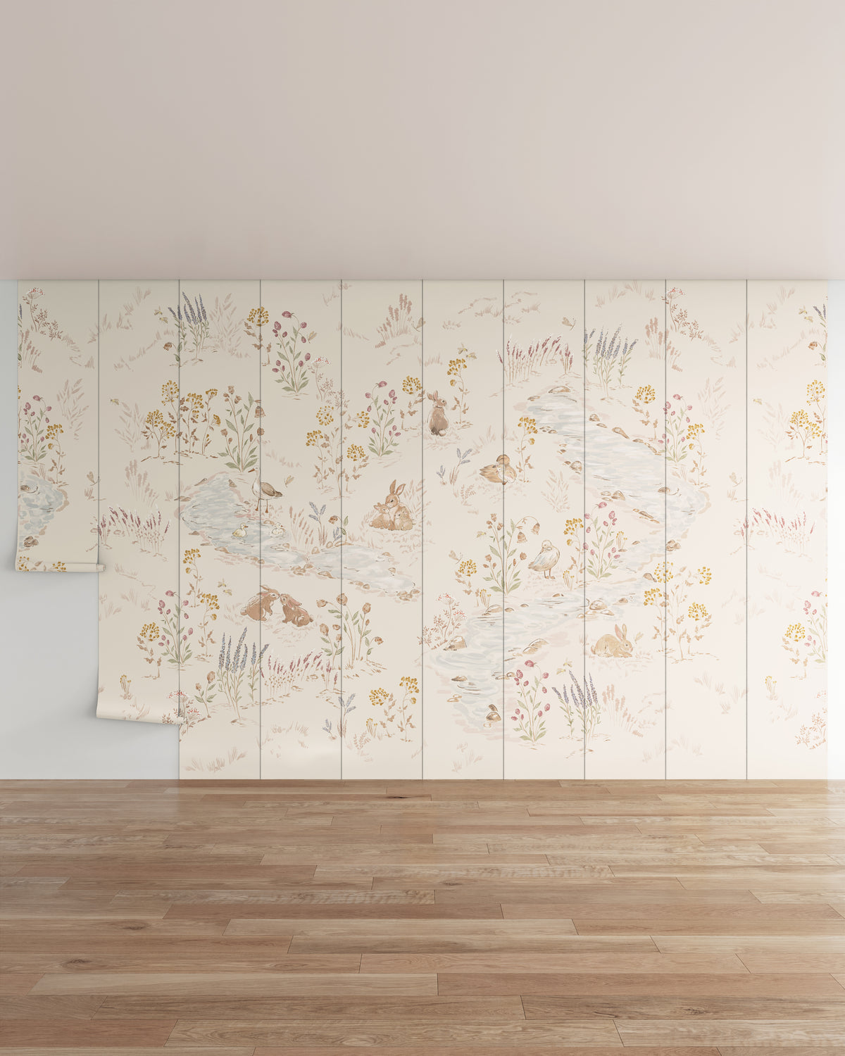 Cream / 10 Panels (16.07 ft W x 10 ft H)