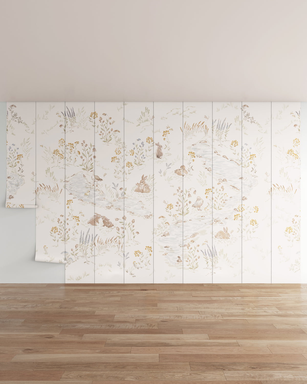Off White / 10 Panels (16.07 ft W x 10 ft H)