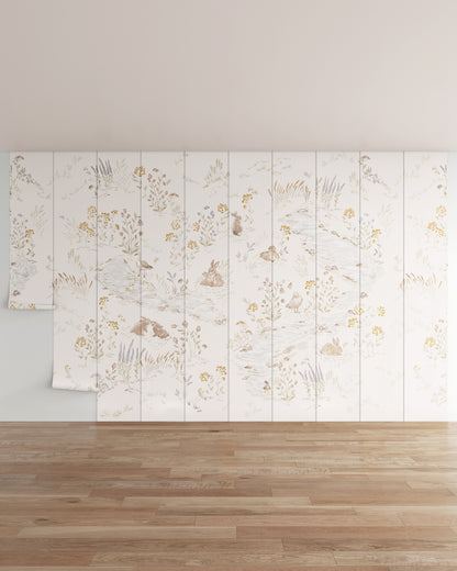 Off White / 10 Panels (16.07 ft W x 10 ft H)