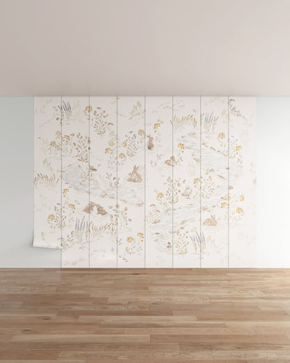Off White / 8 Panels / Repeatable (12.8 ft W x 10 ft H)