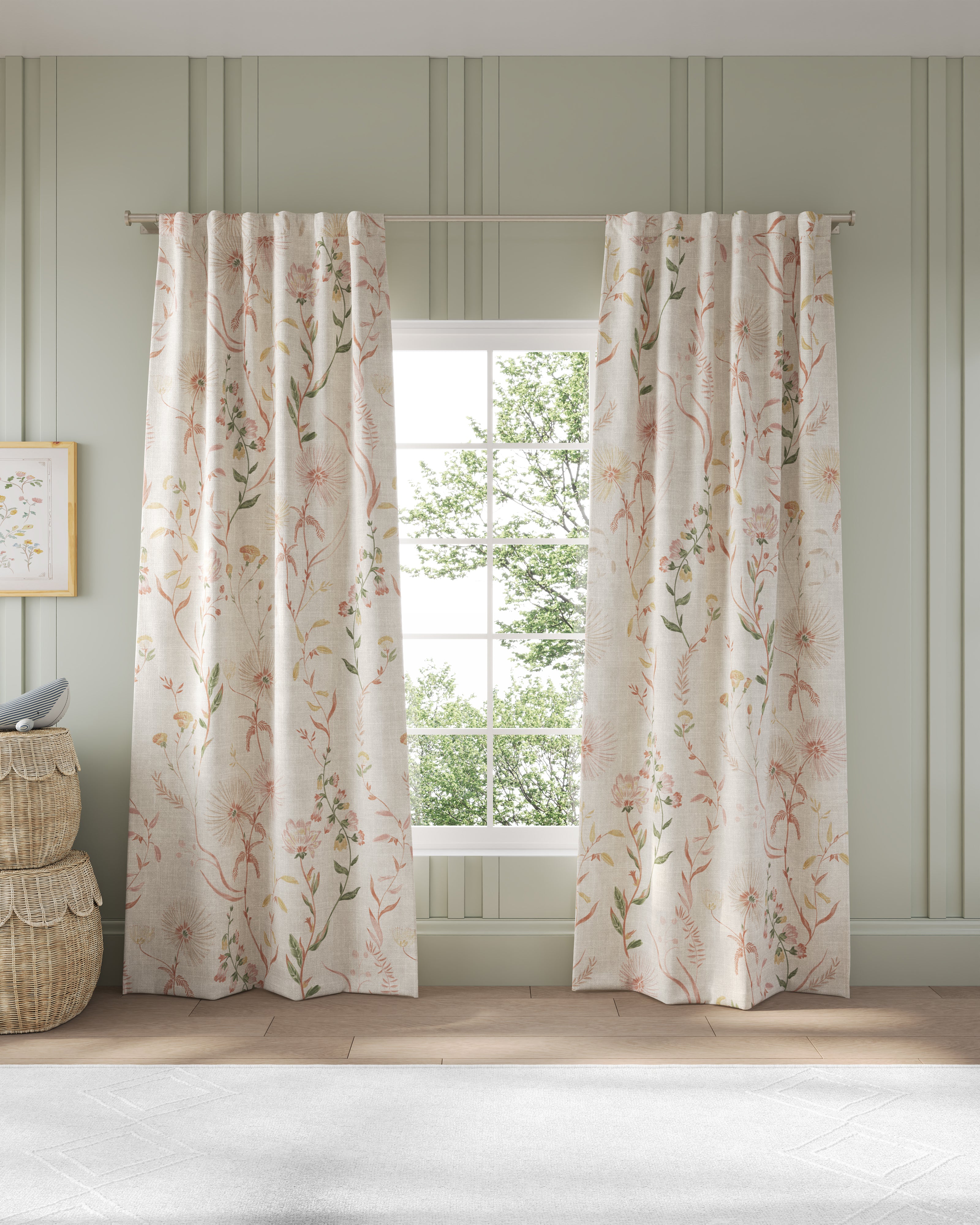 Nestig Flora Curtain - Thumbnail 2