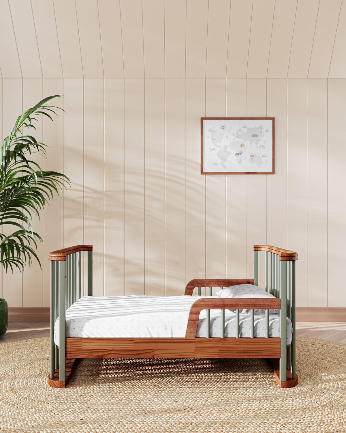 The Cloud Crib | Modern Convertible Crib | Nestig