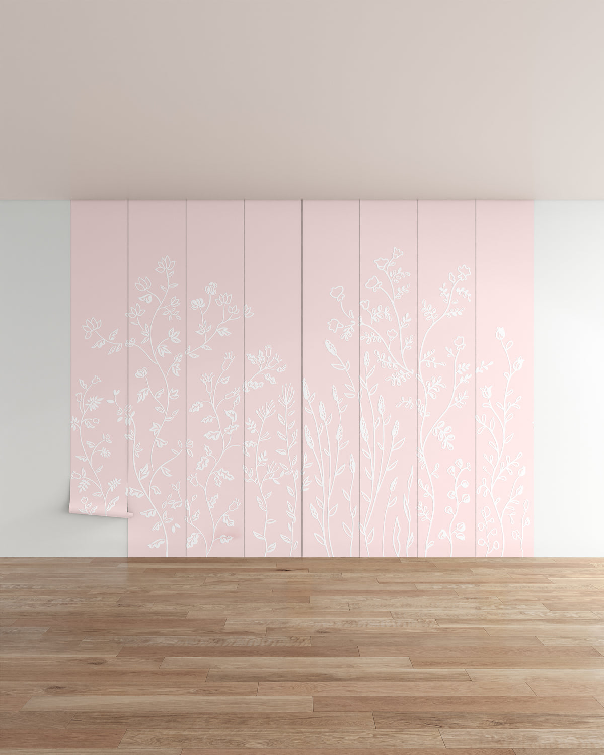 Rose / 8 Panels / Repeatable (12.8 ft W x 10 ft H)