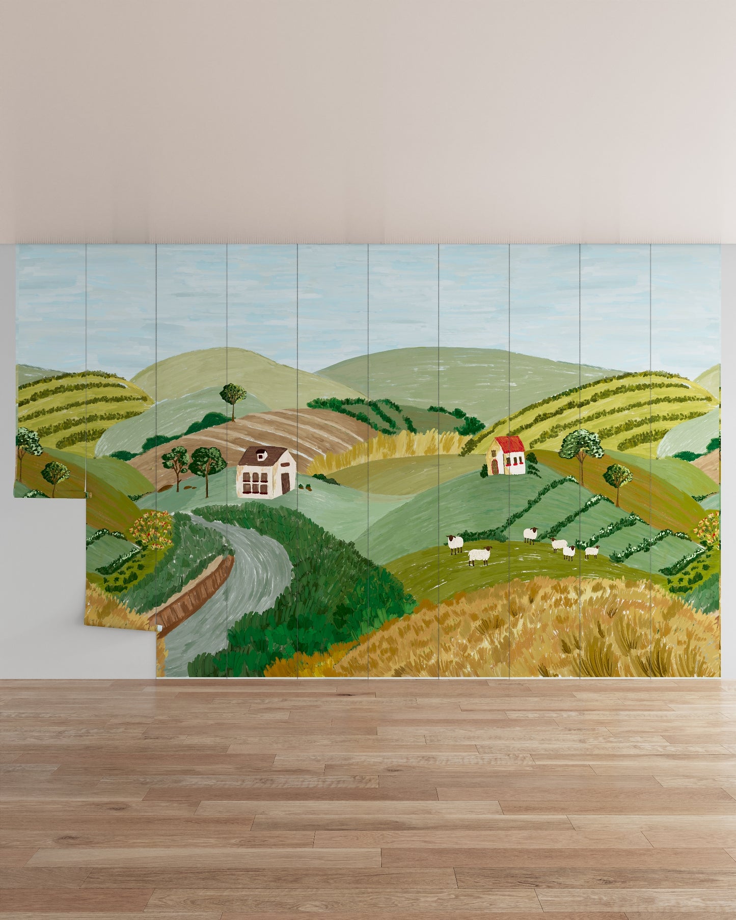 Grove / 10 Panels / Repeatable (16.07 ft W x 10 ft H)