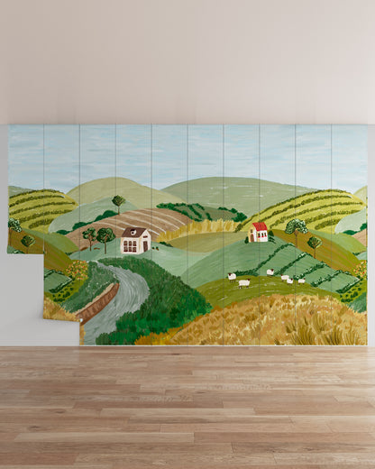 Grove / 10 Panels / Repeatable (16.07 ft W x 10 ft H)