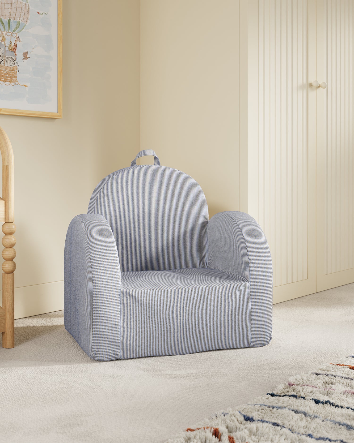 Bluebell Ticking Stripe