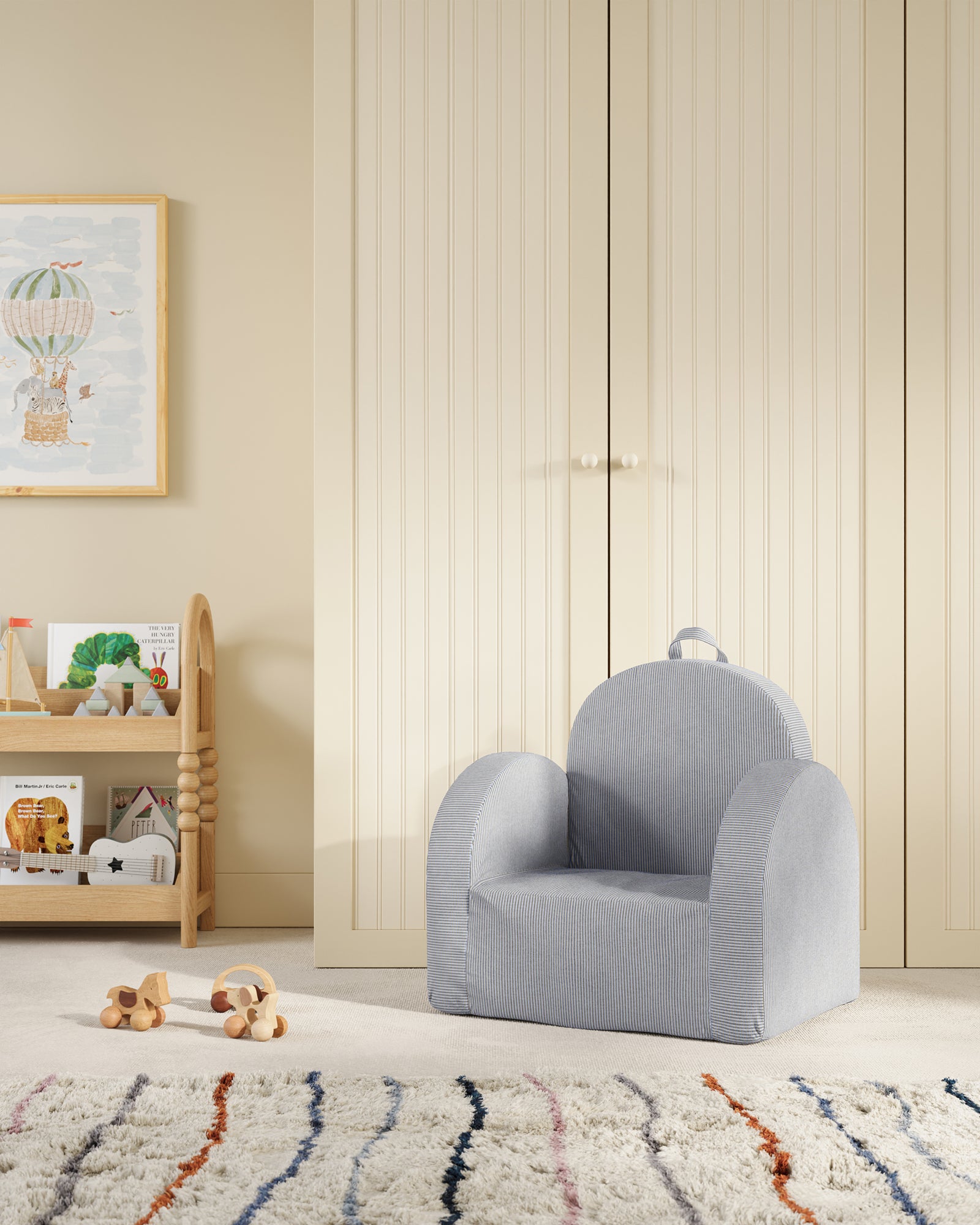 Bluebell Ticking Stripe