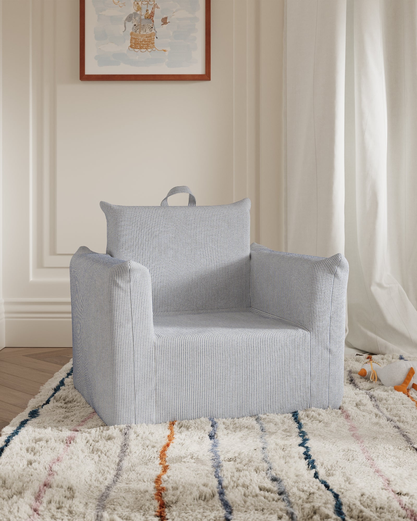 Bluebell Ticking Stripe