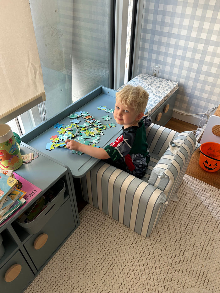 Pairs well with our Hug Mini Chair