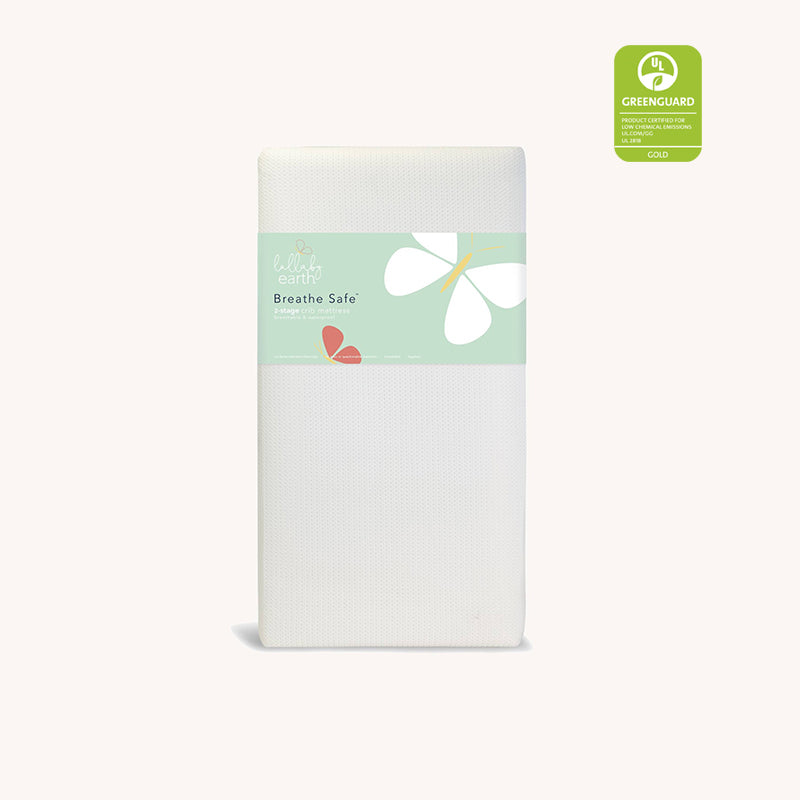 Lullaby Earth Breathe Safe Full Crib Mattress with Washable Cover