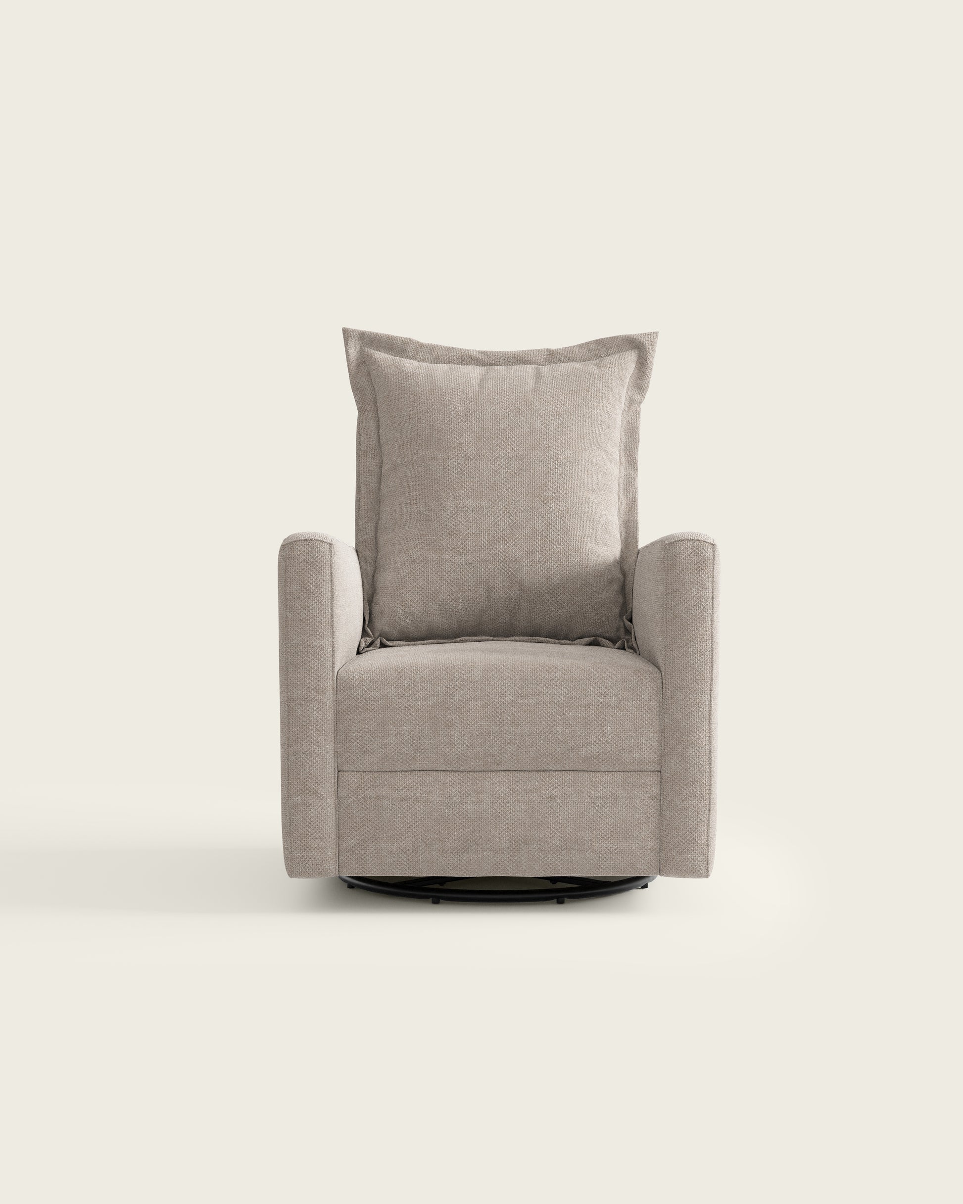 Birch Basketweave / Metal Base