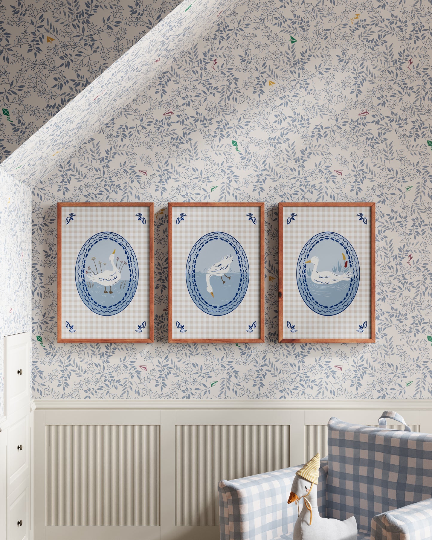 Bluejay / Walnut / 12x18