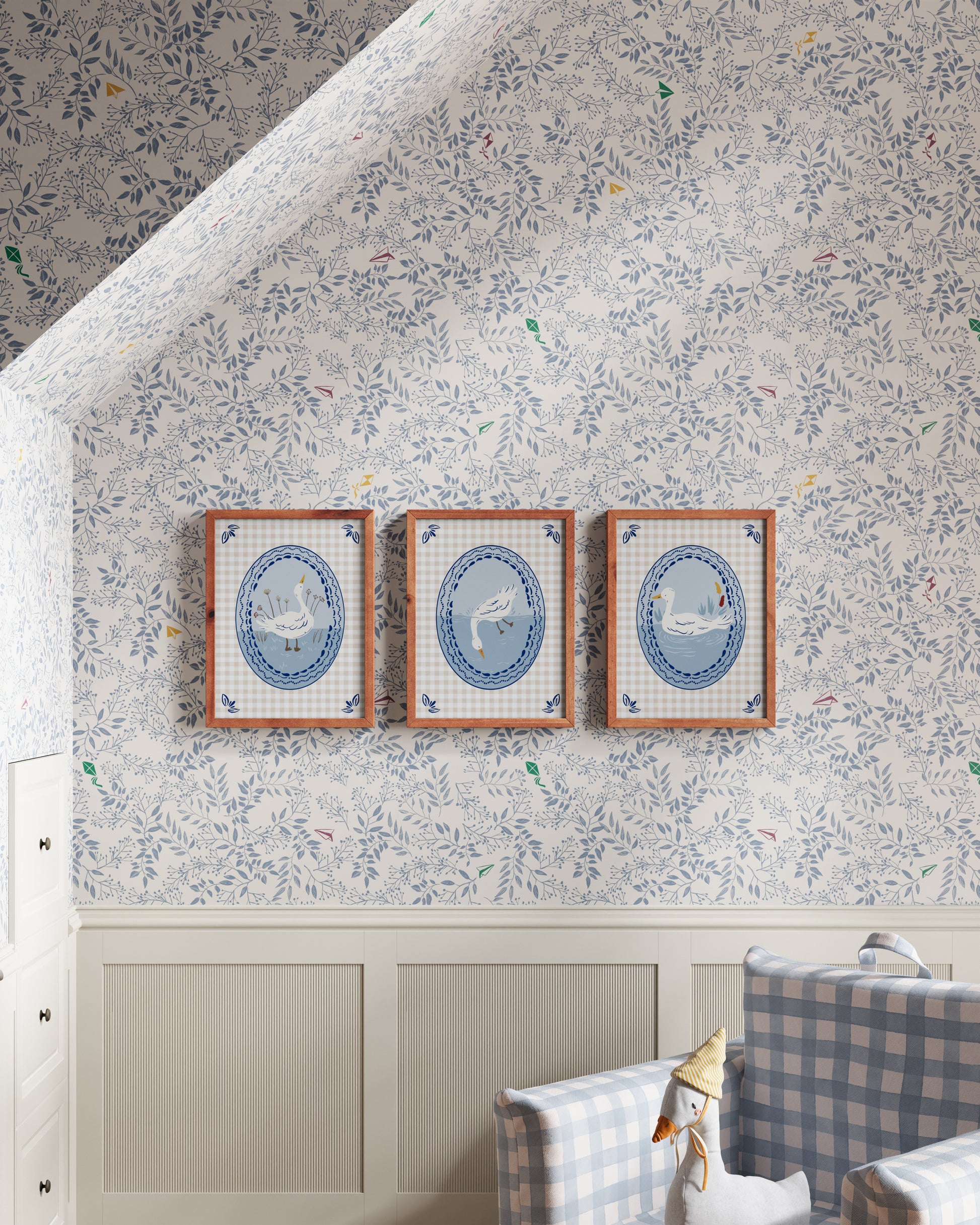 Bluejay / Walnut / 9x12