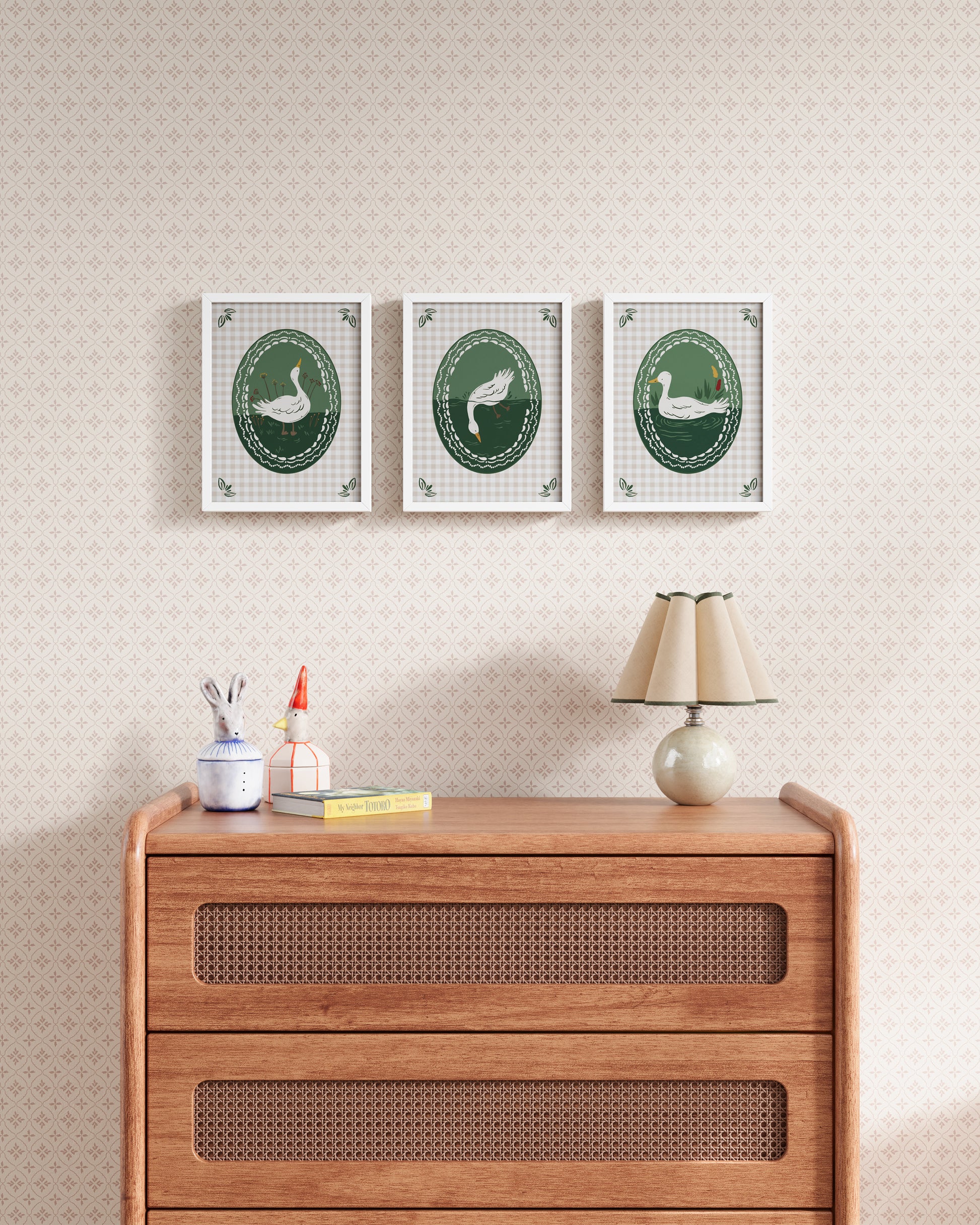 Emerald / White / 9x12