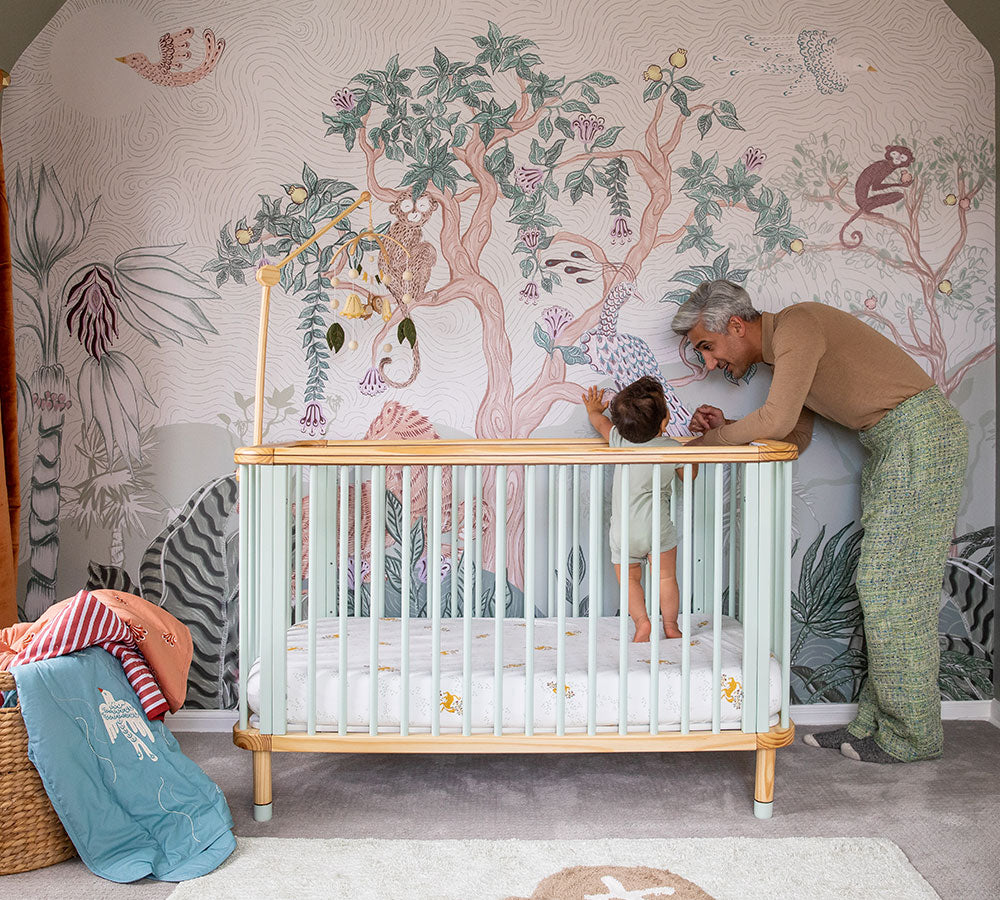 Tan baby hot sale bedding