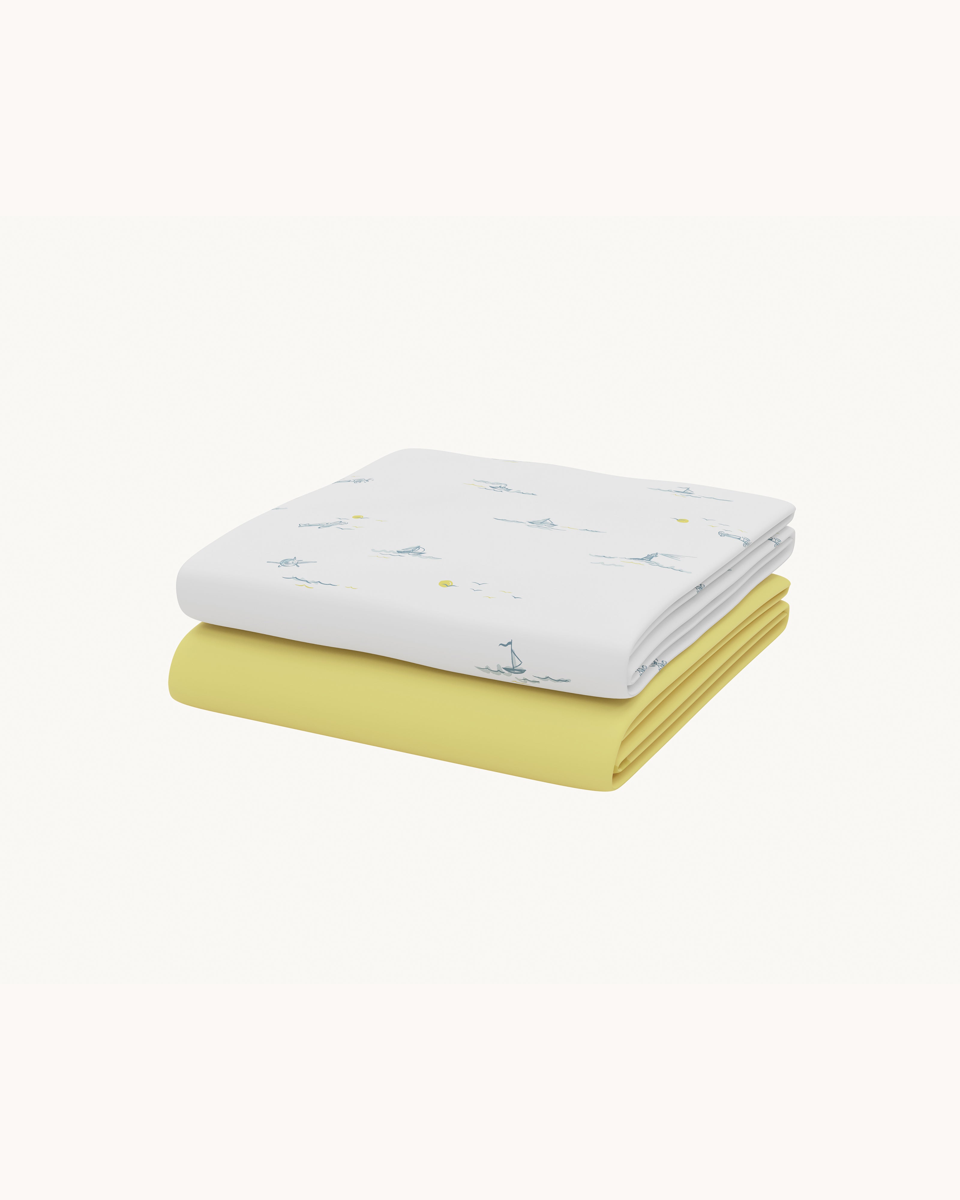 Set Sail Sheet Set Organic Crib Sheets Nestig x Lindsay Lohan
