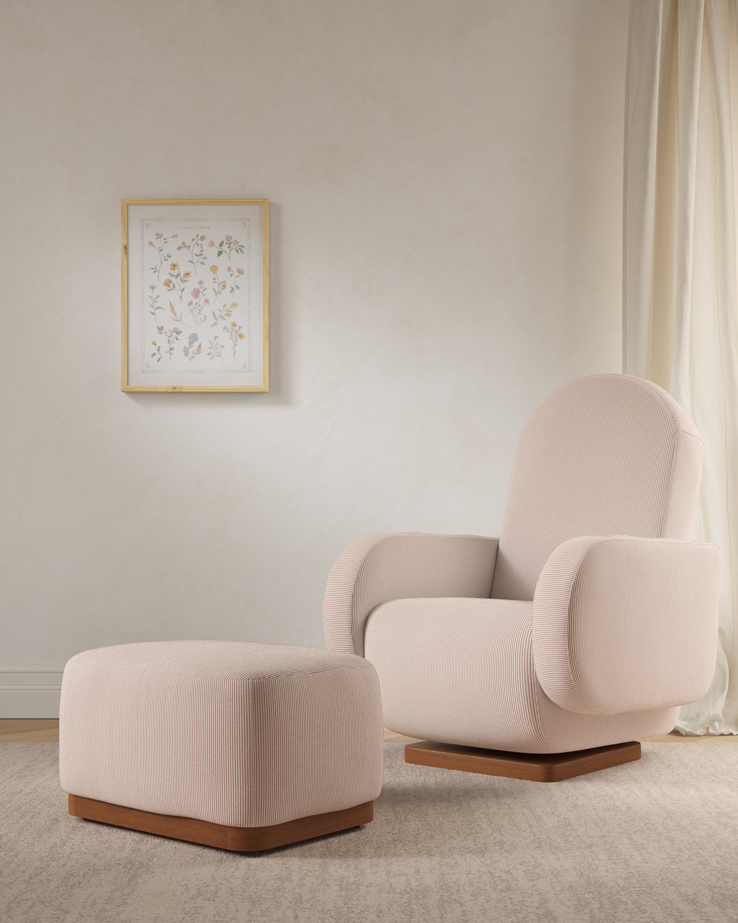 Cinnamon Ticking Stripe