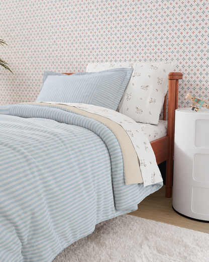 Patchwork Twin Duvet Cover Set