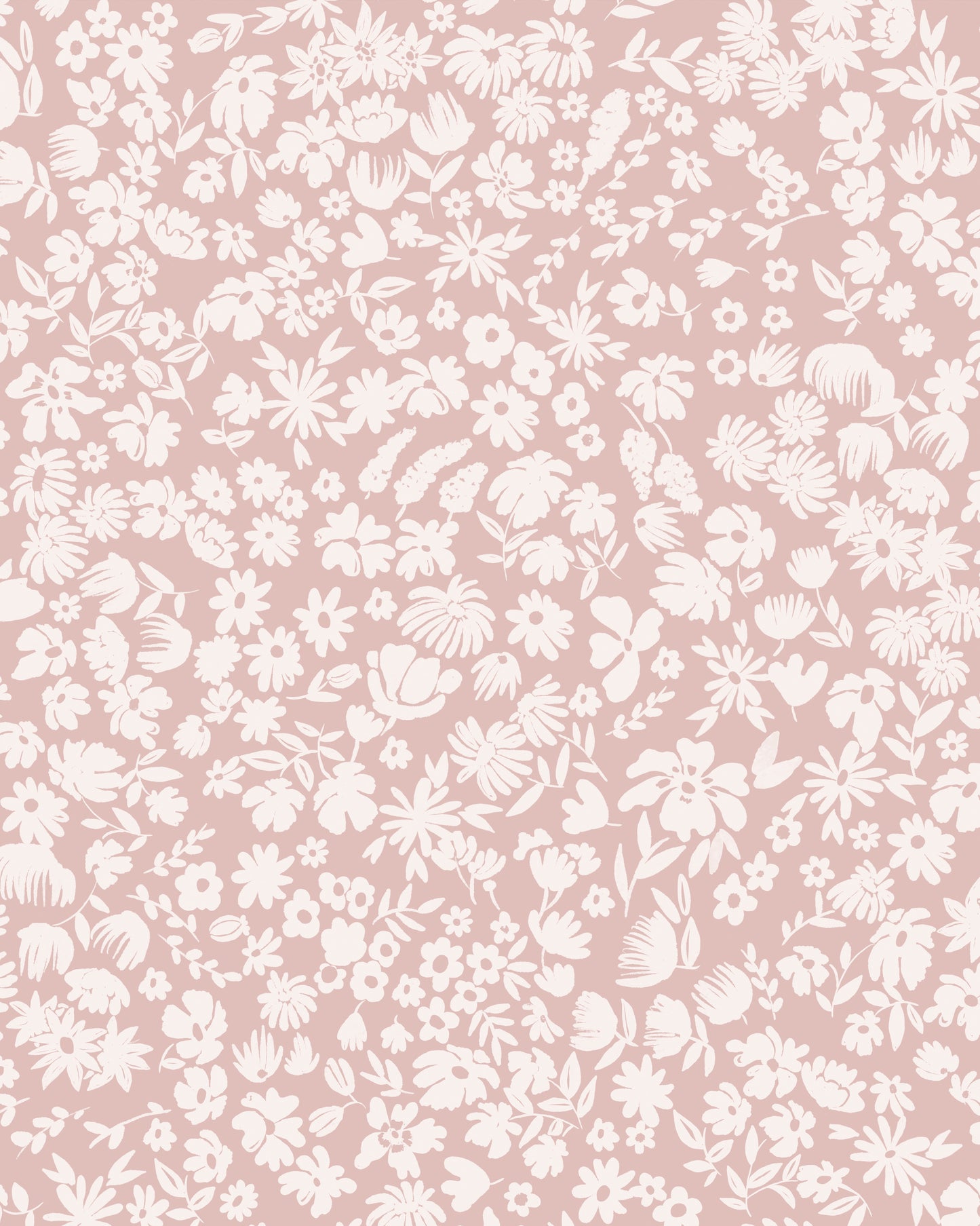 Forest Floral Wallpaper Sample
