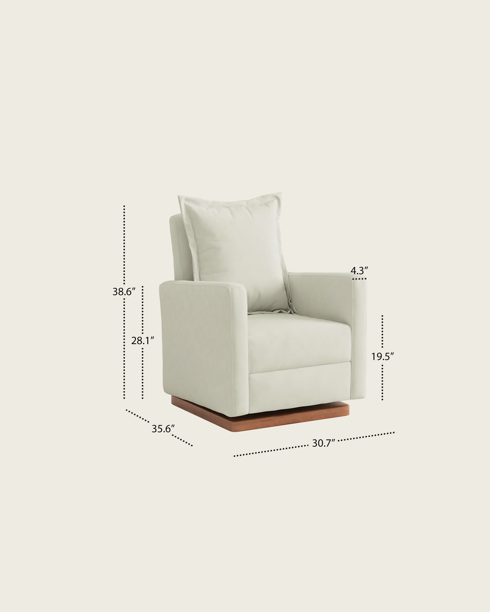 Powder Twill / Wood Base